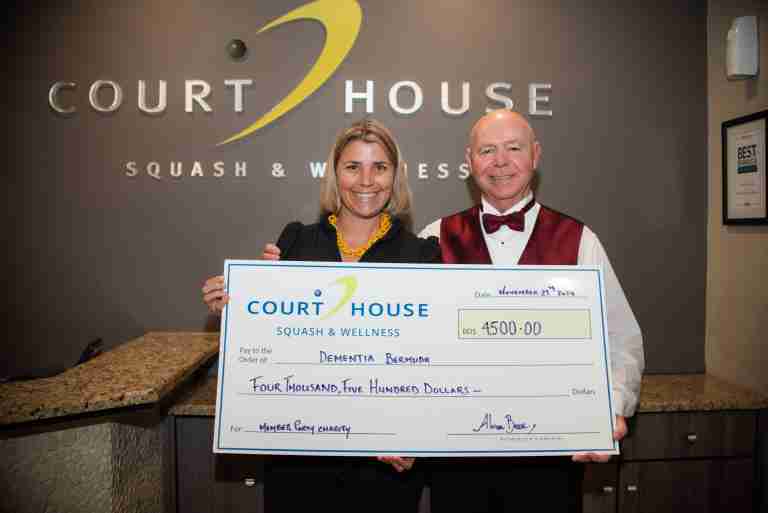 Court House donates $4,500 towards dementia care