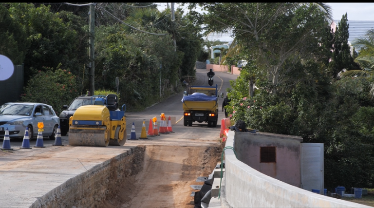 Scaur Hill road repairs ahead of schedule, Public Works Minister