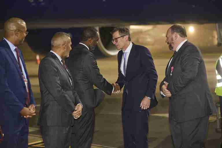 New Governor touches down