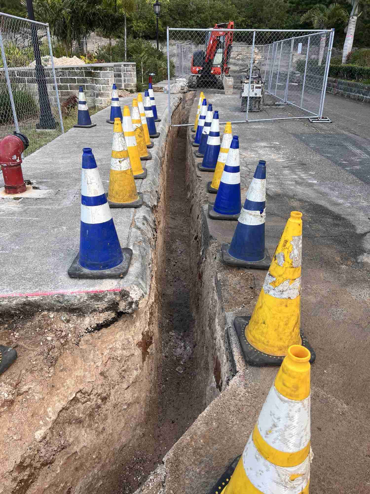 Construction work continues at Fairmont Southampton Hotel