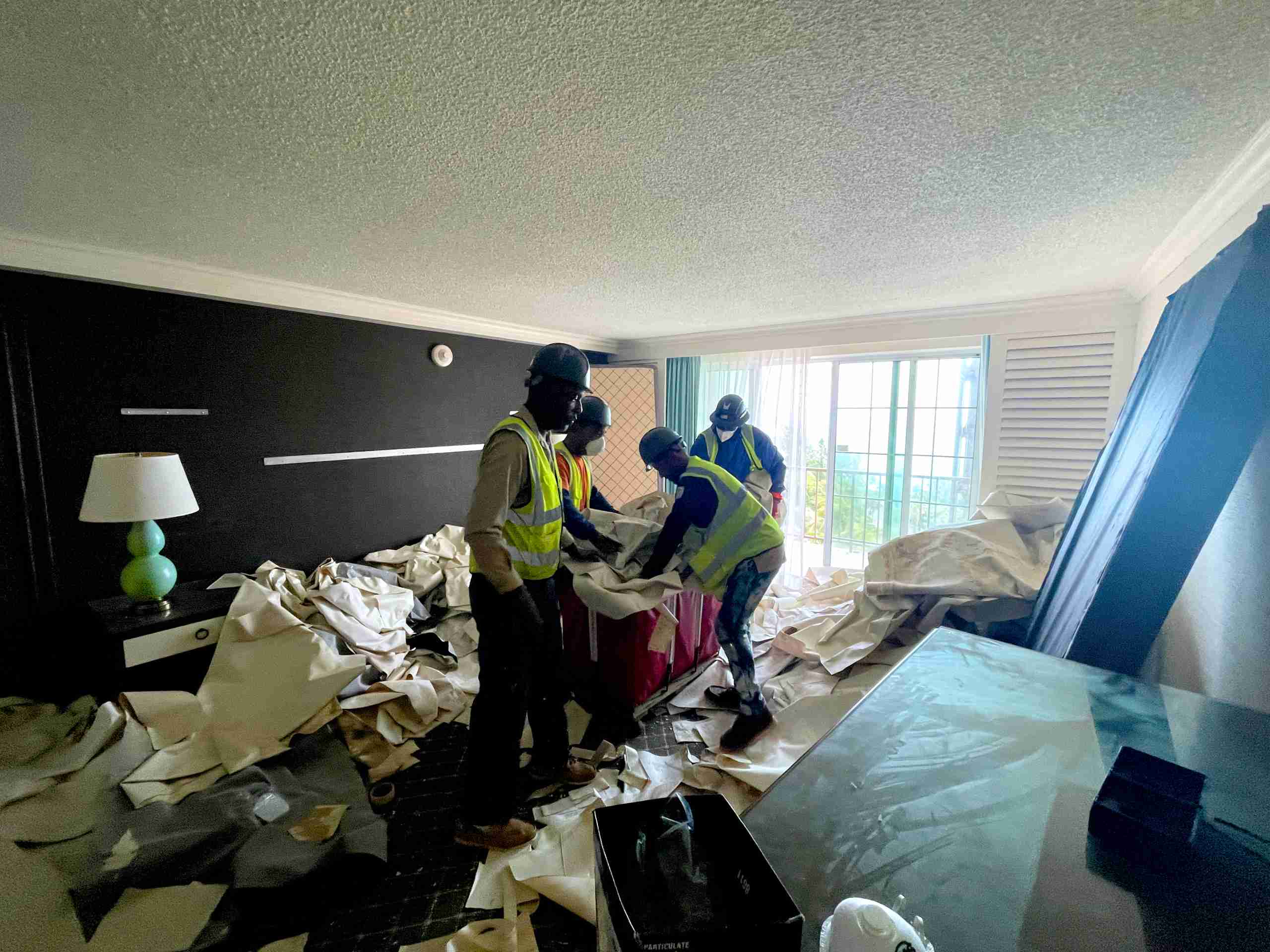 Construction work continues at Fairmont Southampton Hotel