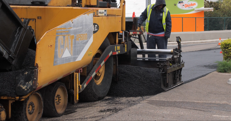 Paving works begin amid asphalt plant delays