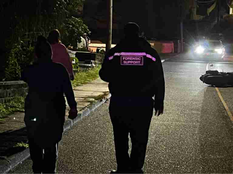 Motorcyclist in ICU after collision with pedestrian