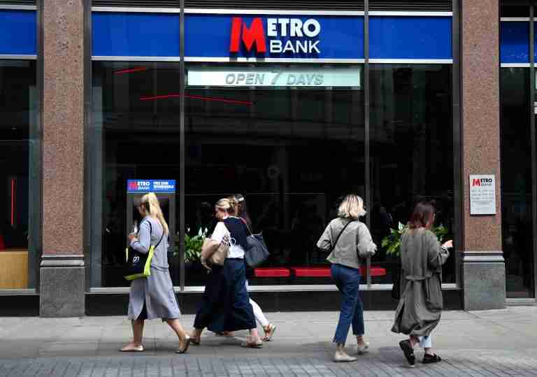 Britain’s Metro Bank sells 584 million pounds unsecured personal loan book