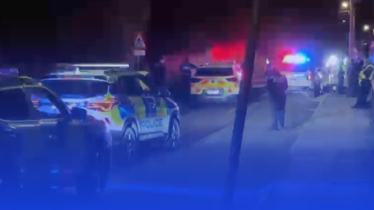 Police activity on Berkeley Road