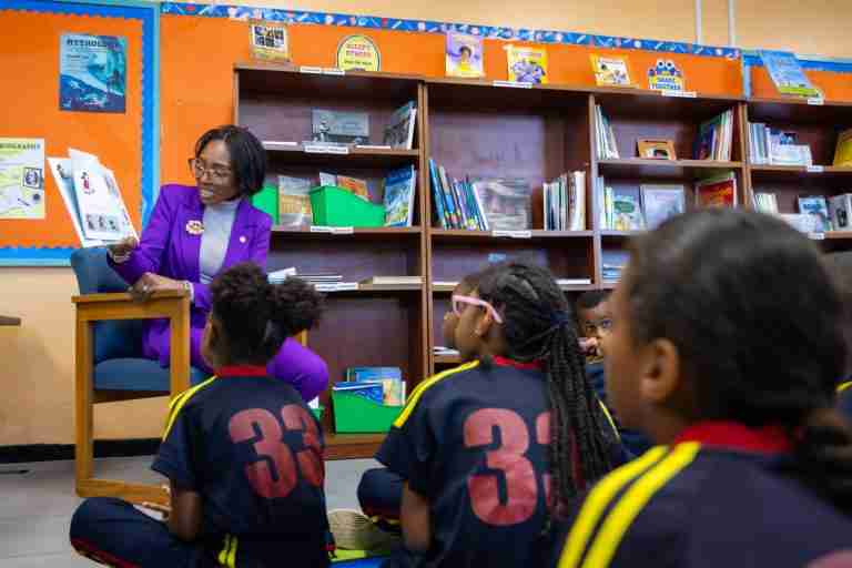 Home Affairs Minister shares joys of reading with young students