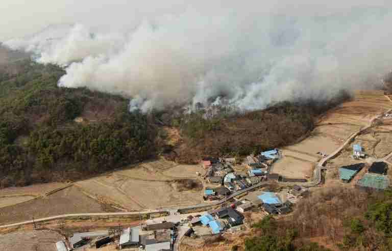 South Korea wildfires continue to rage as new evacuations ordered