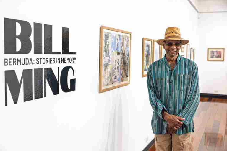 Minister Darrell Attends Preview of Bill Ming’s Latest Exhibition