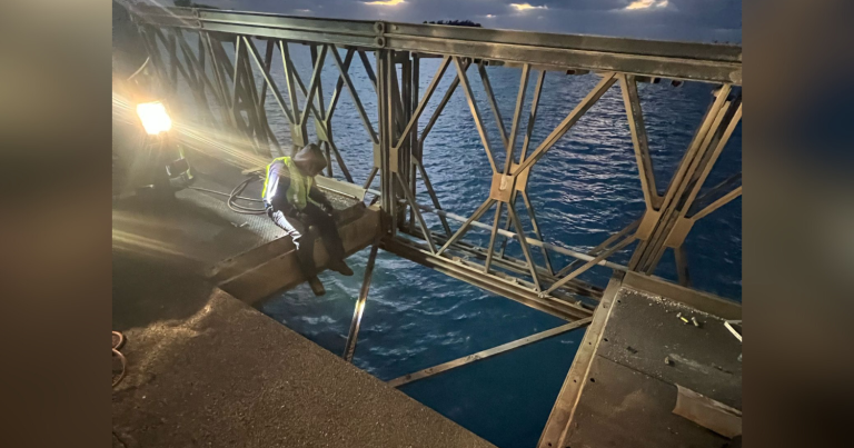 Bailey Bridge works reach halfway point