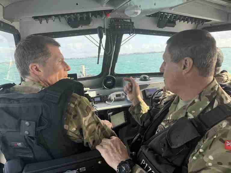 Governor makes inaugural visit to Warwick Camp and Coast Guard HQ