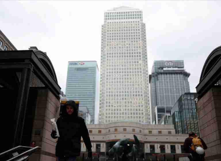 London’s Canary Wharf office vacancies hit new record, data shows