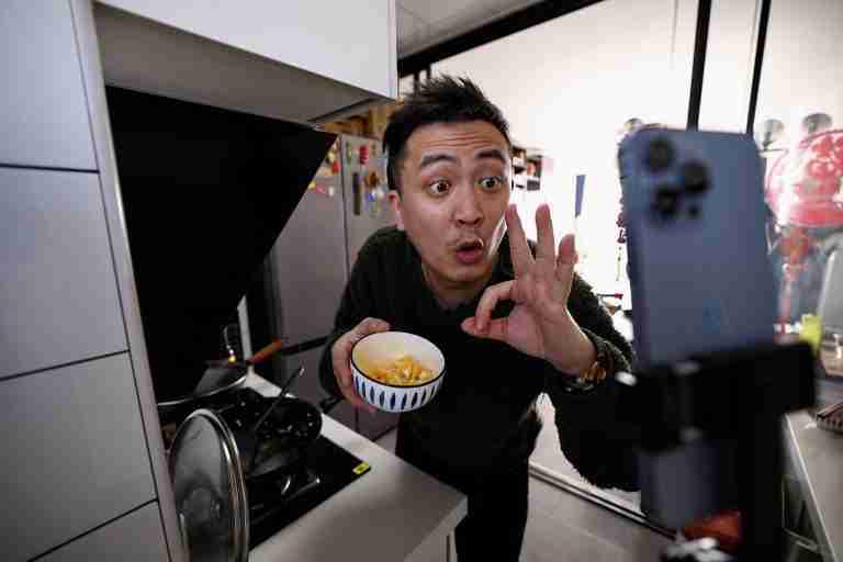 One Beijing man’s quest to keep cooking – and connecting with Americans – on camera