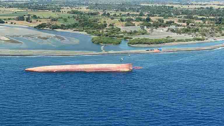 Four dead after dredging vessel capsizes off Philippines, says coast guard