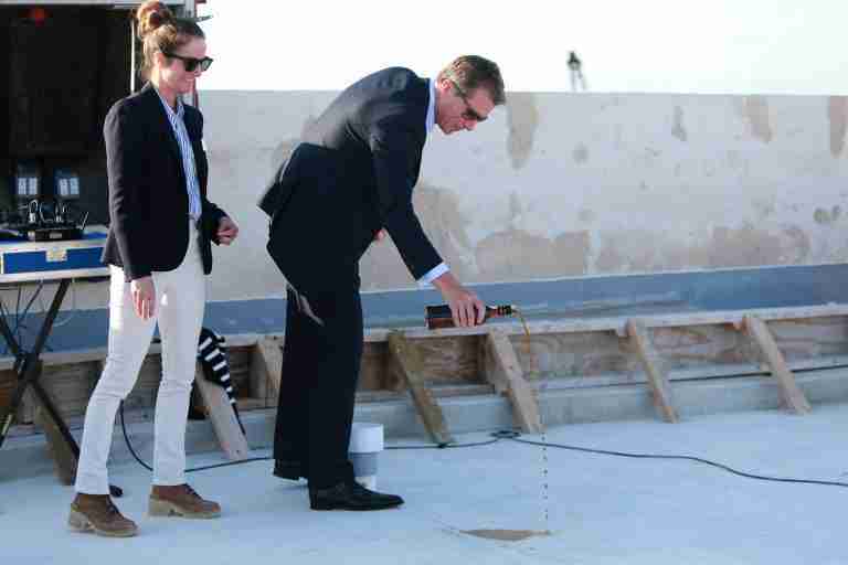 Museum celebrates roof wetting of Casemates Barracks