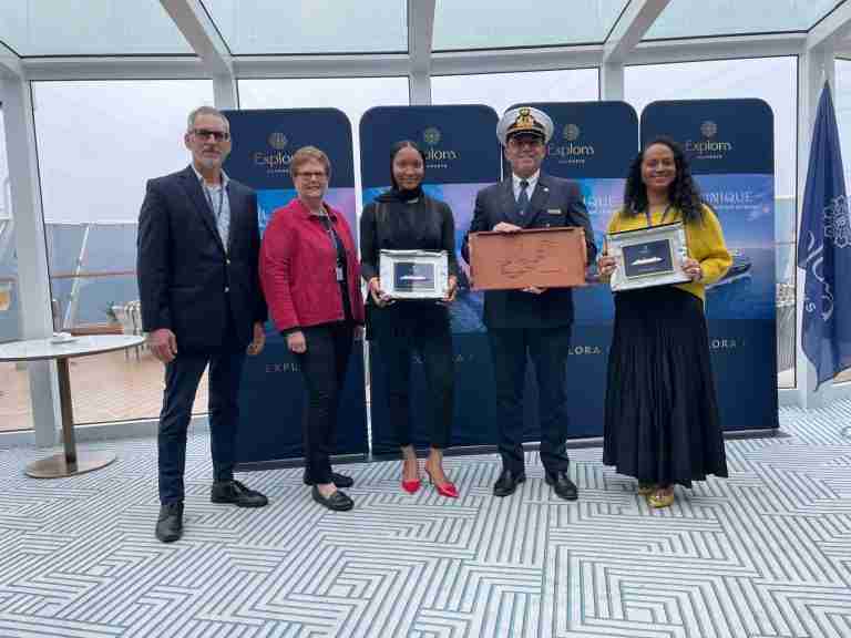 Luxury cruise liner makes inaugural visit to Bermuda