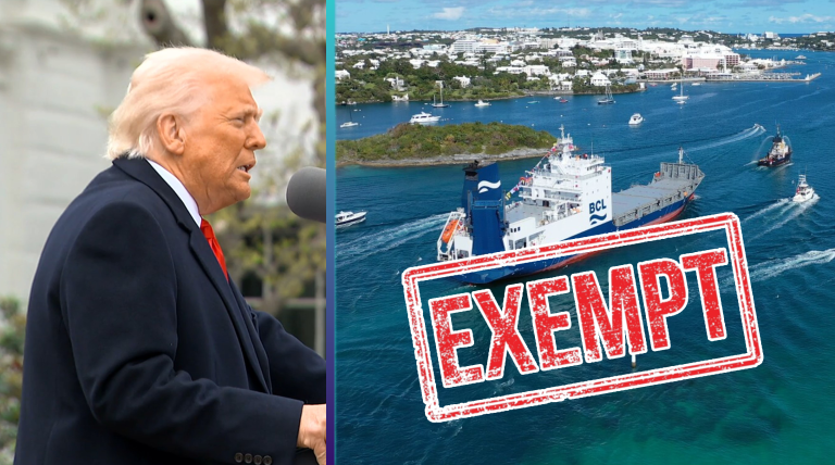 Bermuda’s ships exempt from Trump port fees