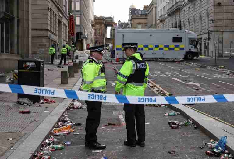 Four people injured in Liverpool parade crash ‘very, very ill,’ mayor says
