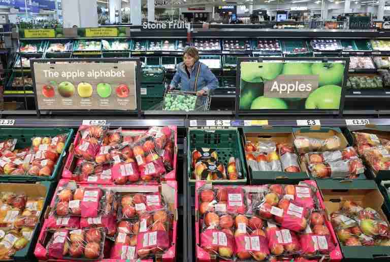 UK grocery inflation hits highest level in 15 months, says Kantar