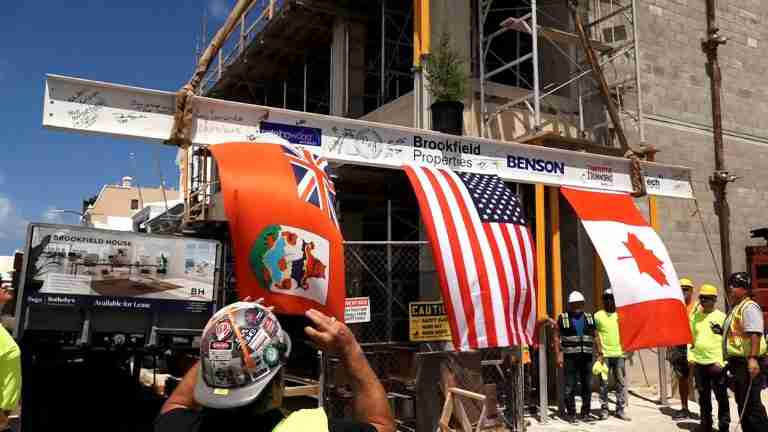 Brookfield’s Front Street construction reaches milestone
