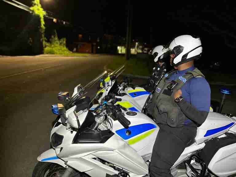 Seven arrested as police ramp up patrols