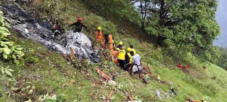 Helicopter crash in northern India kills 7 on Hindu pilgrimage route