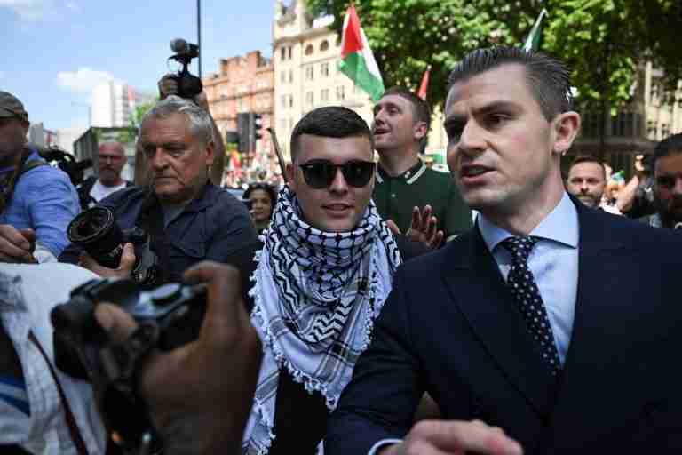 Hundreds support Irish group Kneecap at UK court over terrorism offence charge