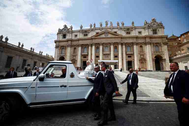 Cash-strapped Vatican unveils fundraising video centred on Pope Leo