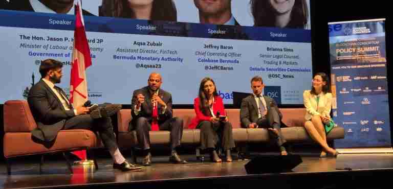 Minister Hayward attends Canadian Blockchain Consortium Policy Summit