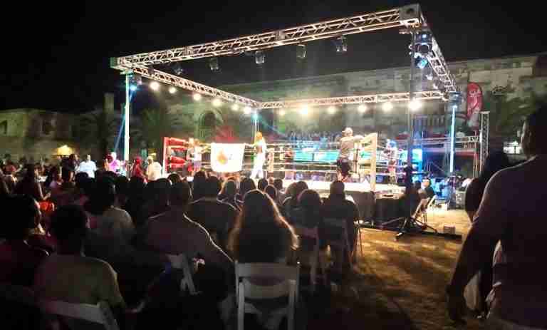 Fight night KO’d by rain