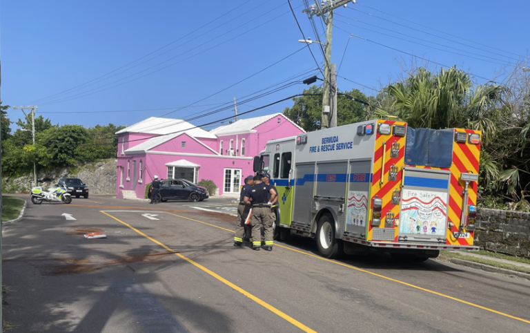 Traffic diversions near Tee Street in Devonshire following collision