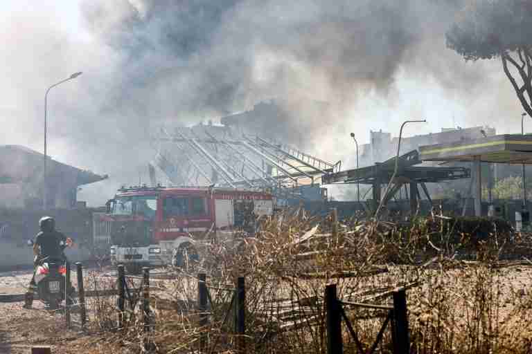 More than 20 injured in blast at Rome petrol station
