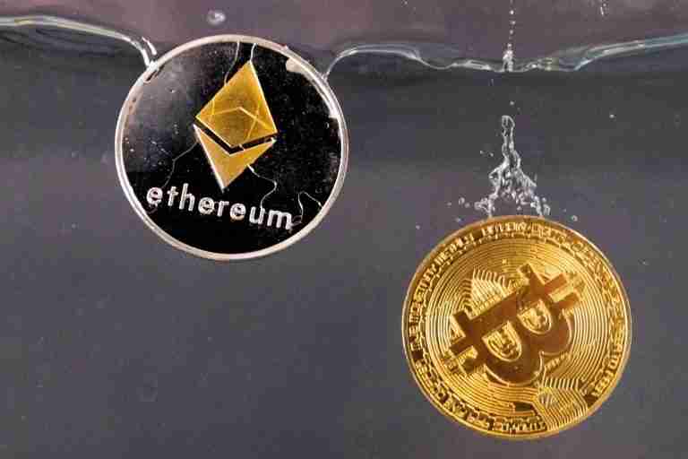 Crypto stocks jump as ether scales six-month high