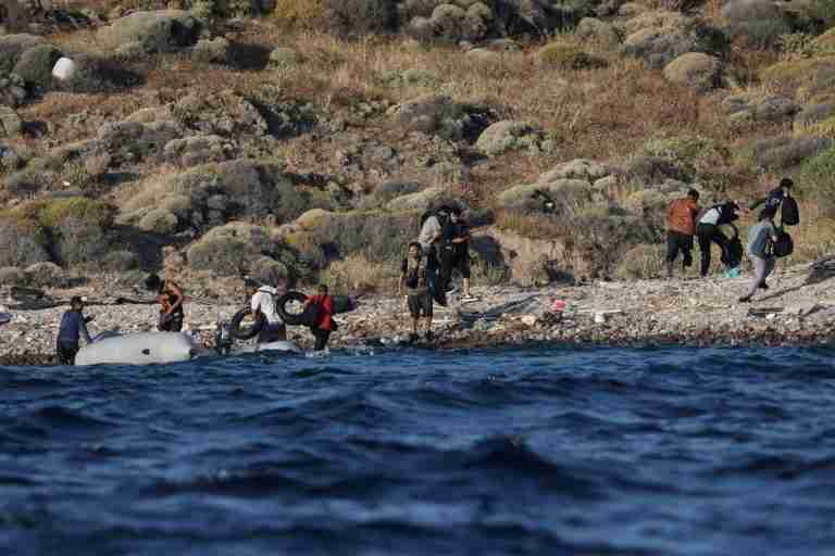 On Europe’s hardened frontier, Greek island keeps migrants at bay