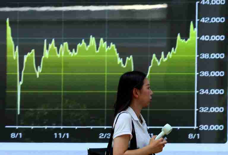 Shares gain around the world, yields edge up