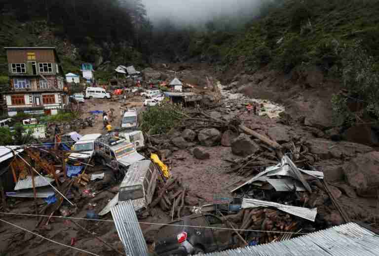 Floods and landslides in Indian Kashmir kill 60, over 200 missing