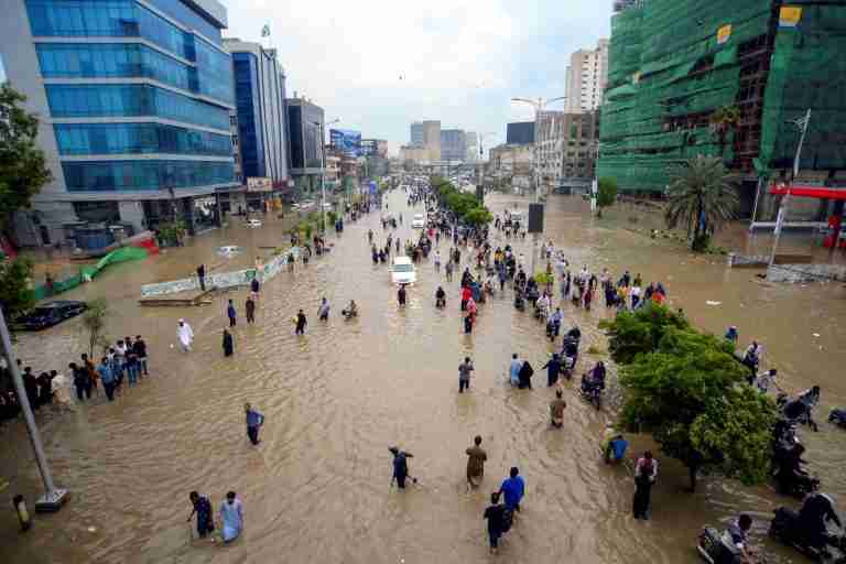 Pakistan’s Karachi hit by torrential rain and floods