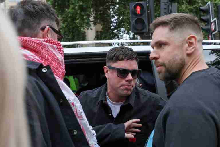 Member of Irish rap group Kneecap appears at UK court on terrorism charge