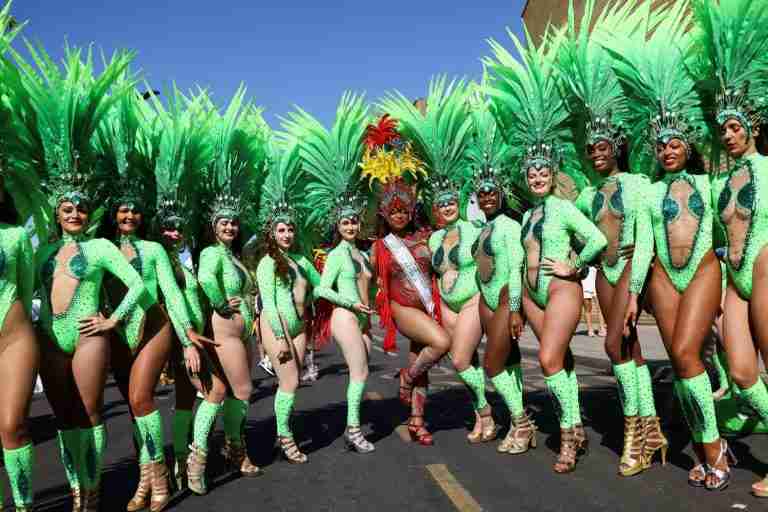 London celebrates Notting Hill carnival amid concerns over event’s future
