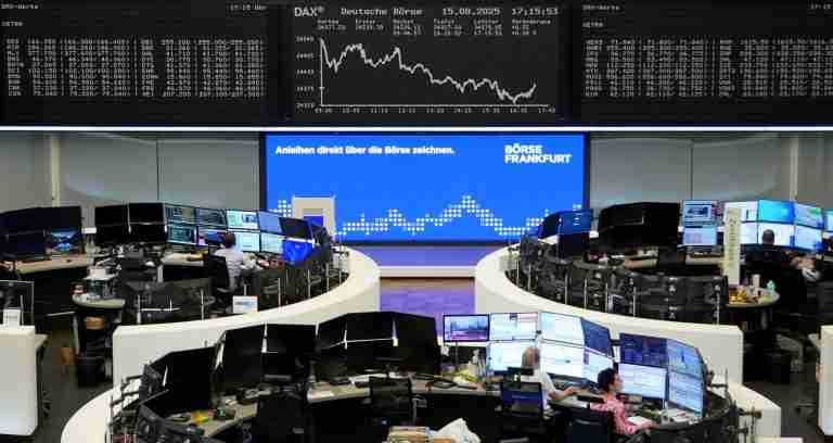 European shares rise after selloff as focus shifts to Nvidia results