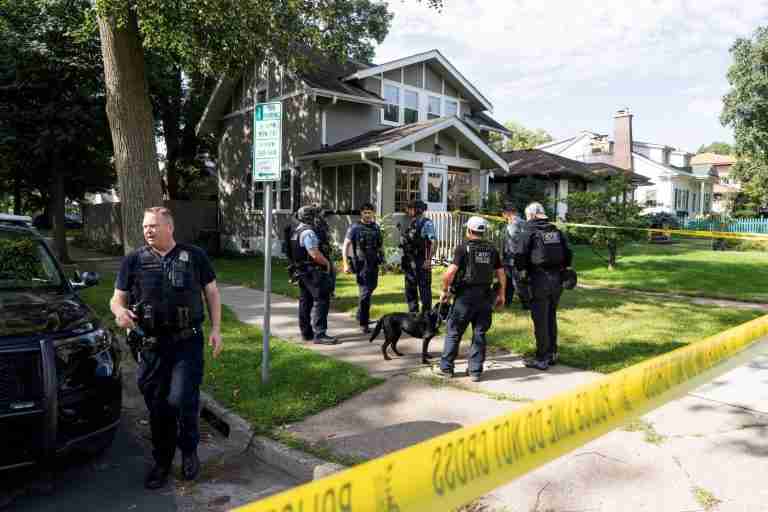 Gunman attacks Minneapolis school children in chapel, killing two and injuring 17
