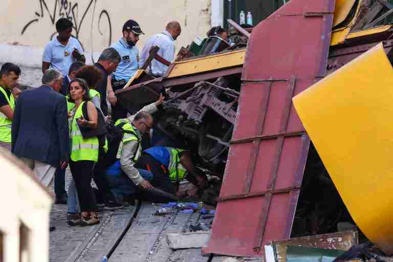 Portugal investigates crash on historic Lisbon funicular that killed 16