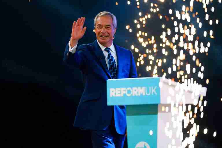 Reform’s Farage vows to start preparing for government to make UK ‘great again’