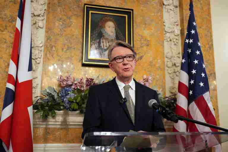 Britain sacks Mandelson as US ambassador over Epstein links