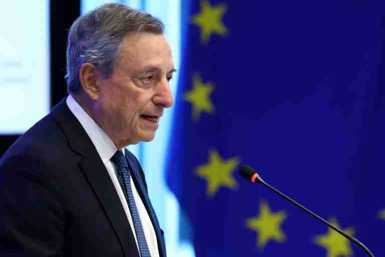 EU falling behind on growth, reforms even more urgent, says Draghi
