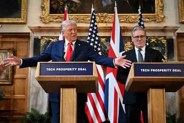 Trump says he disagrees with UK on recognising Palestinian state
