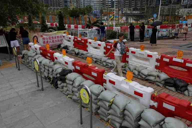 Hong Kong shuts down ahead of world’s biggest typhoon this year