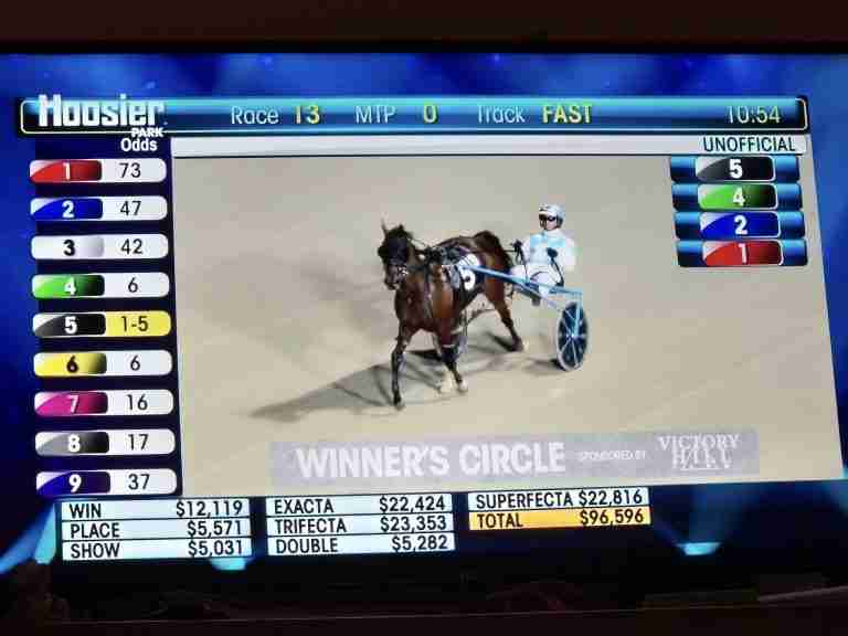 Waldron secures a winner in busy night at Hoosier Park