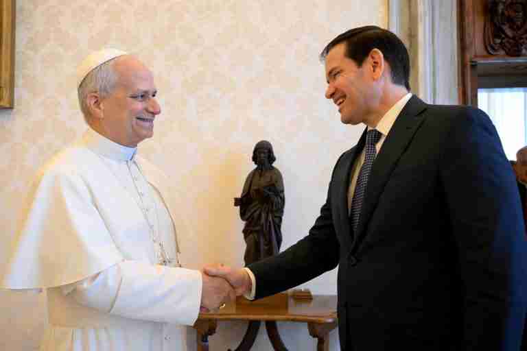Top US diplomat Rubio will have ‘frank’ dialogue with Pope Leo, ambassador says