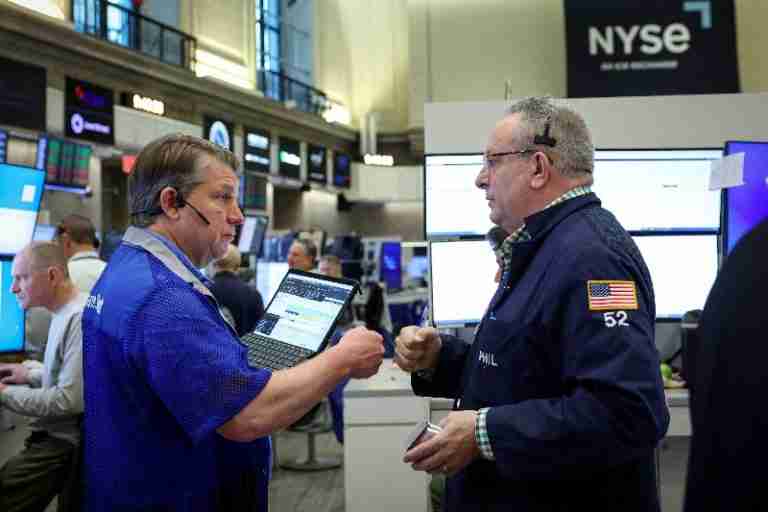 Stocks mostly ease with tech shares while oil prices settle higher