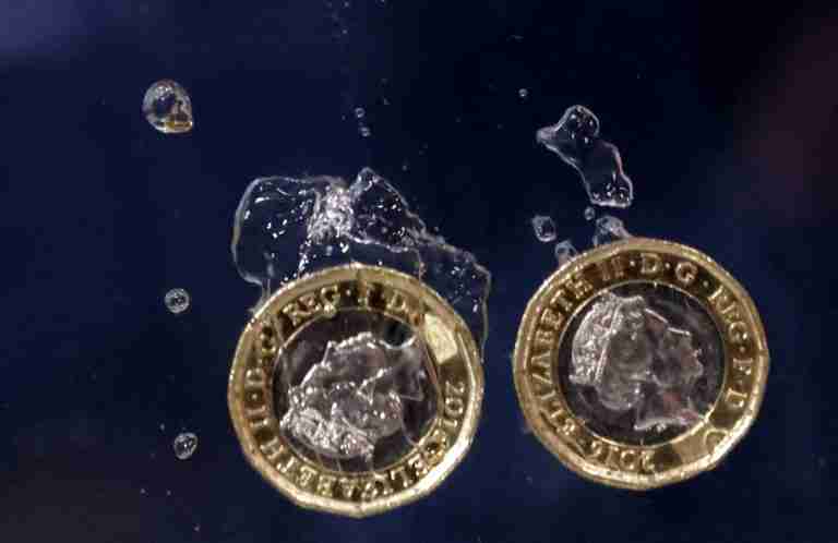Sterling edges lower, BoE’s Bailey signals no rush to raise rates